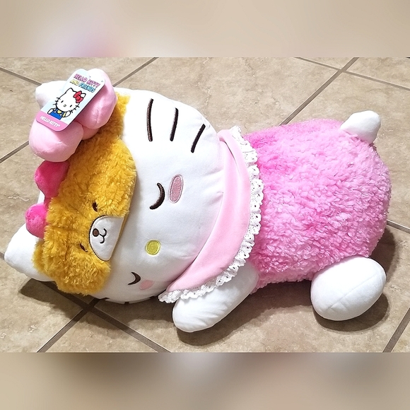 Sanrio | Toys | Sanrio Sleeping Hello Kitty 8 Inch Plush | Poshmark